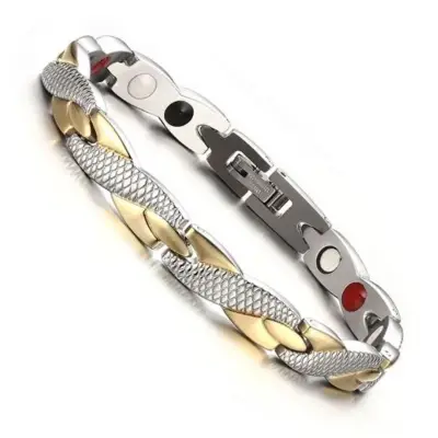 Fashionable Twisted Healthy Magnetic Bracelet